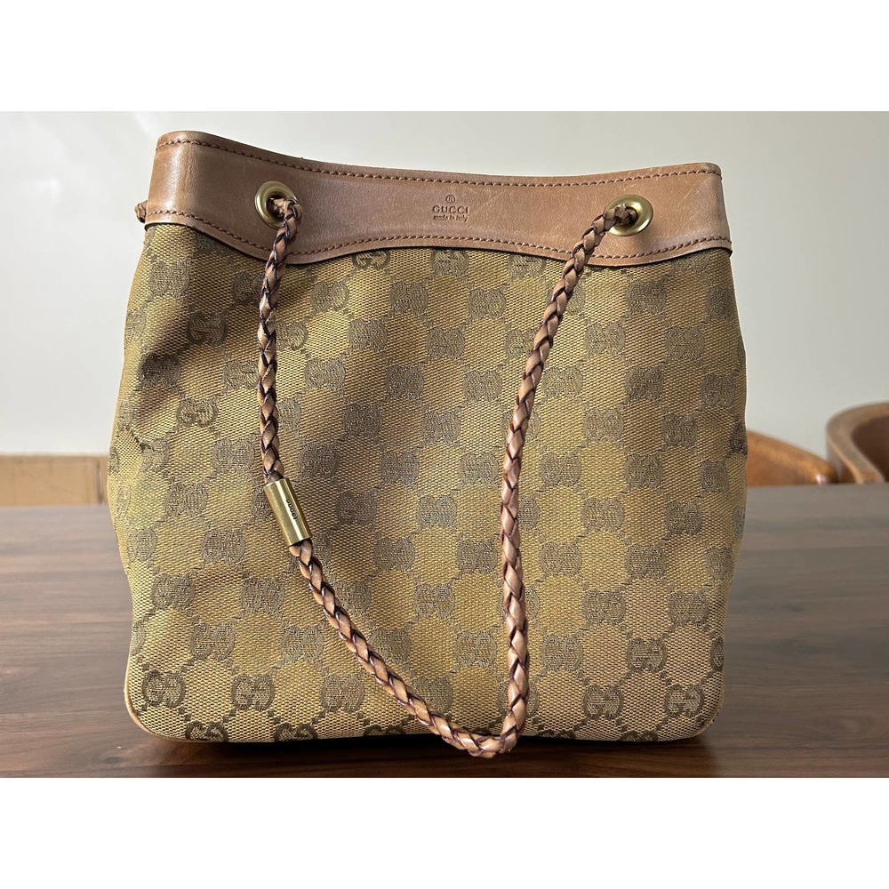 Vintage Gucci Bag, Gucci Monogram Bucket Bag